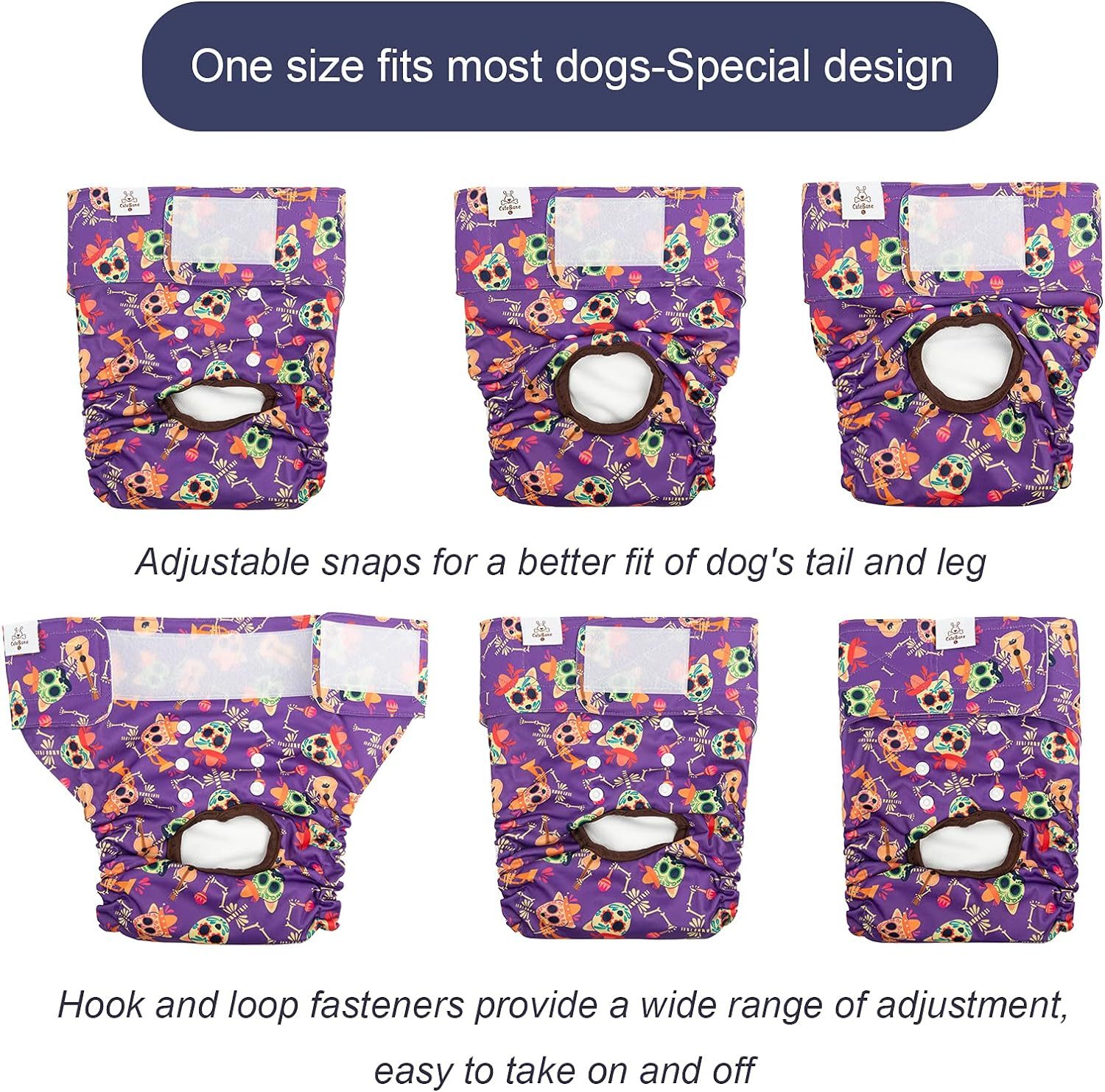 CuteBone Doggie Diapers for Female Dogs D41