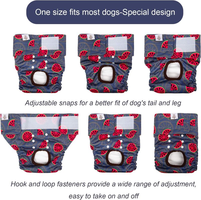 CuteBone Doggie Diapers for Female Dogs D32