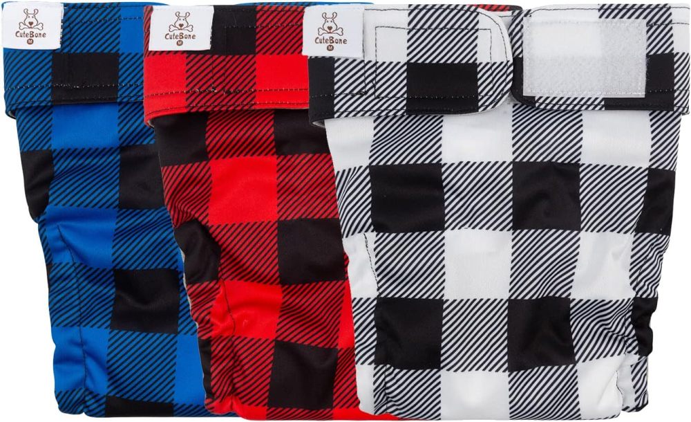 3 pack female dog diapers without tail hole