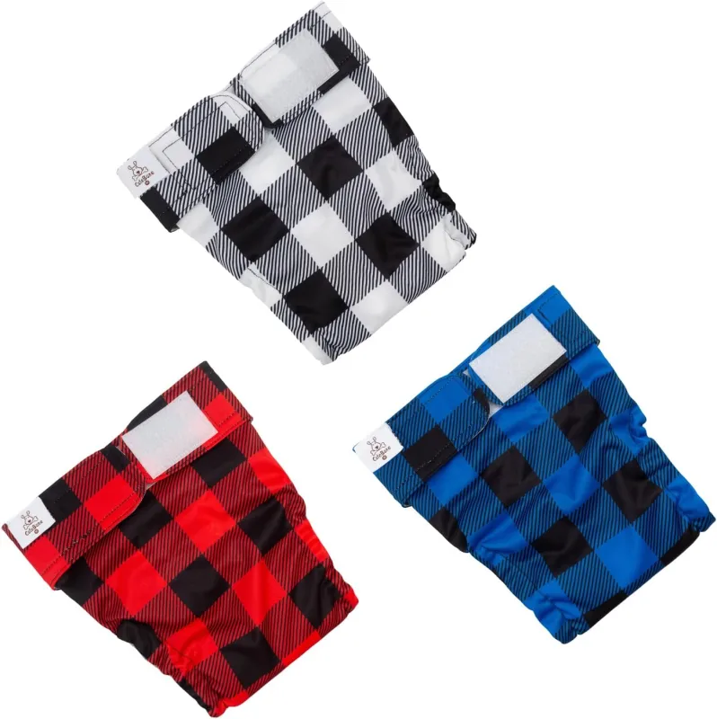 3 pack female dog diapers without tail hole