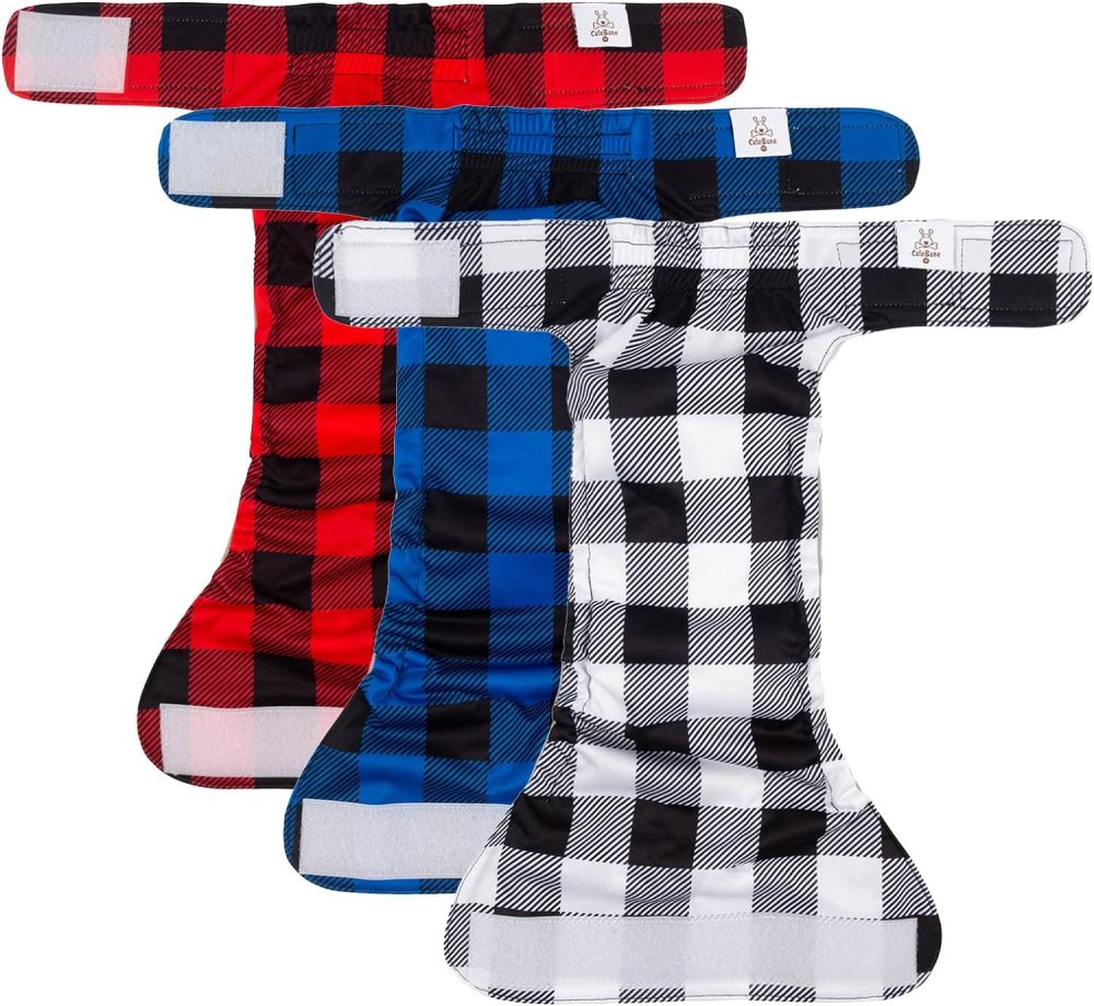 3 pack female dog diapers without tail hole
