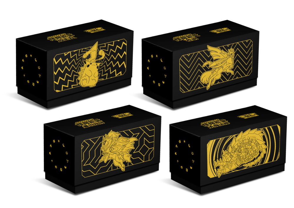 Radiant Energy Pokémon Art Card Sleeve Gift Box（Pikachu / Zacian / Zamazenta / Eternatus）