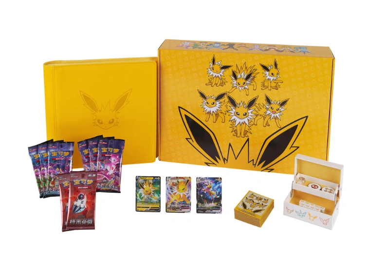 Pokemon TCG S-Chinese 2024 Eevee GX Gift Box Jolteon Box Exclusive