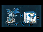 Official Pokémon LARGE 14" Mega Charizard X Building Blocks Set Creative - NEW