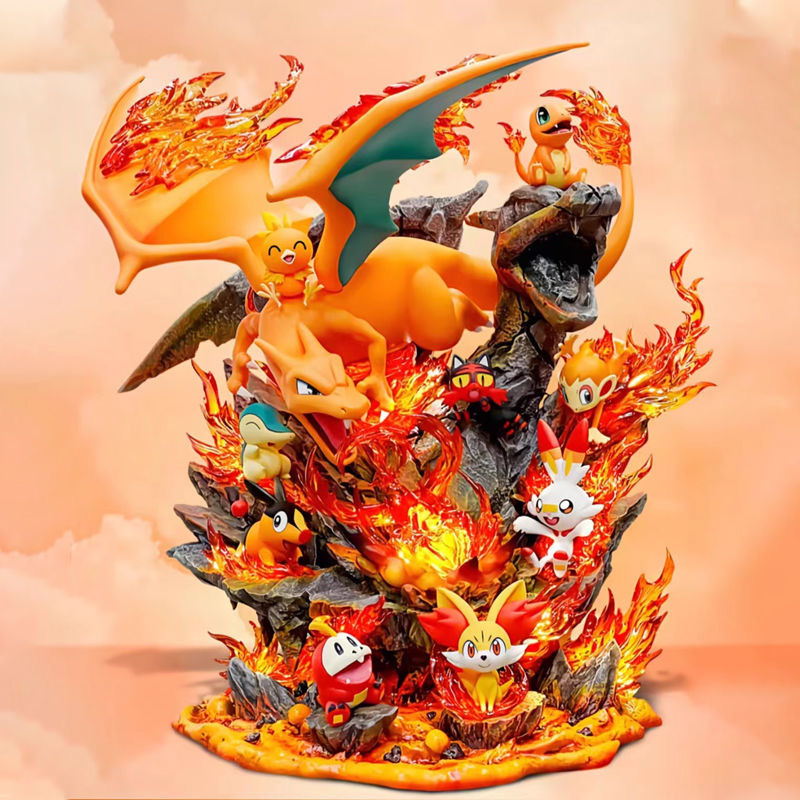 Charizard Valcona EGG Studio Recast Resin Collectibles Statue 32cm Presale