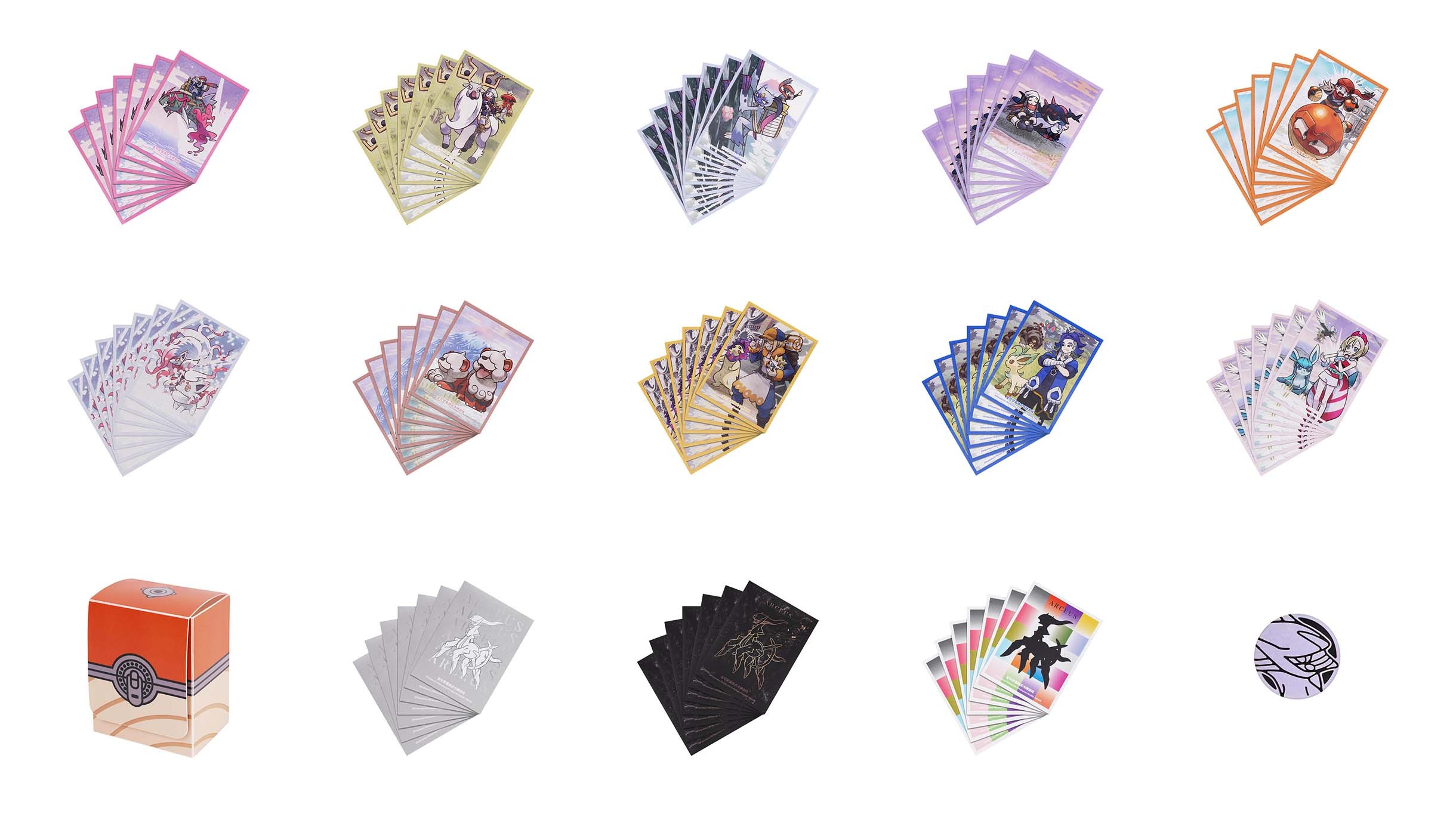 The Artistic Card Sleeves of Hisuian Daily Life Gift Box (10+3 types in total)
