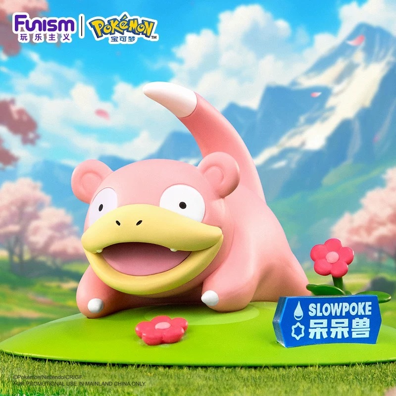 Funism Pokemon Psyduck/Slowpoke Mini Figurine Gift Pikachu Merchandise Creative Toy Small Size