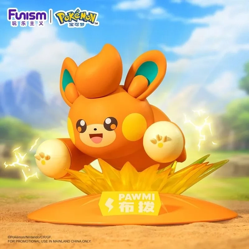 Funism Pokemon Pichu/Pawmi Mini Figurine Gift Pikachu Merchandise Creative Toy Small Size