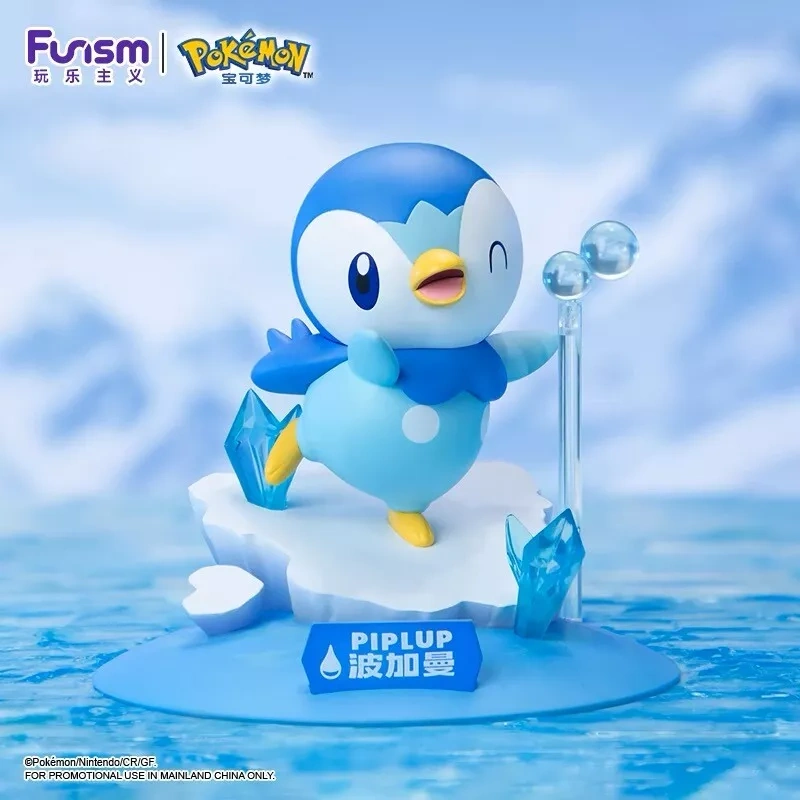 Funism Pokemon Togepi/Piplup Mini Figurine Gift Pikachu Merchandise Creative Toy Small Size