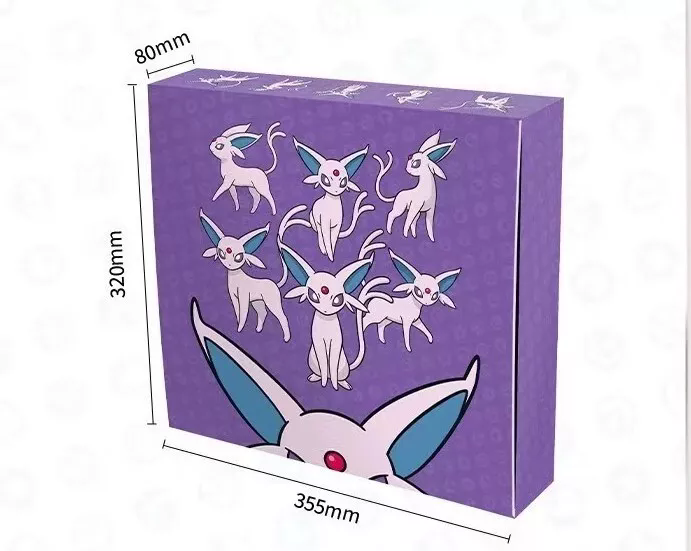 Pokemon TCG Simplified Chinese 2023 Exclusive Eevee GX Sealed Gift Box (Espeon / Glaceon / Sylveon / Leafeon / Umbreon)