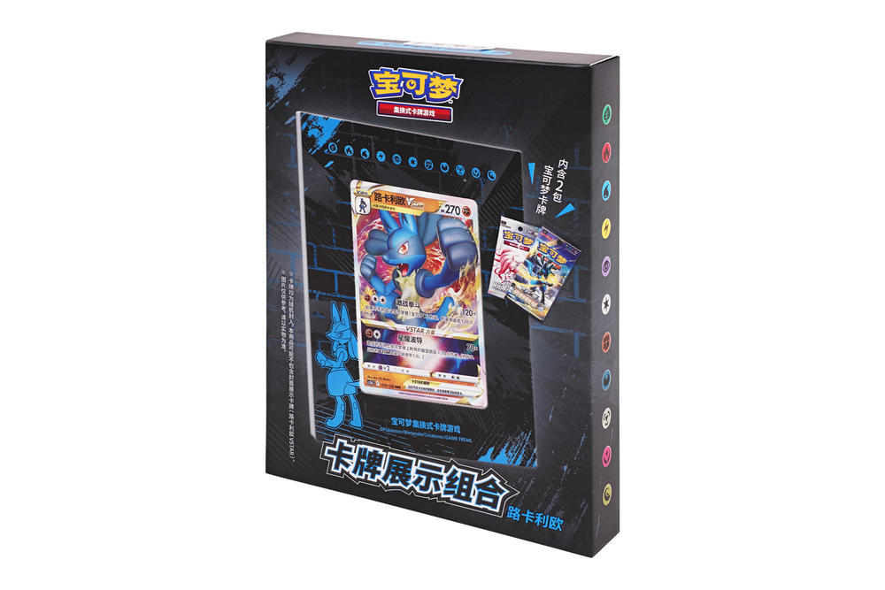 Pokémon Trading Card Game Card Display Combo (Hisuian Typhlosion / Lucario)