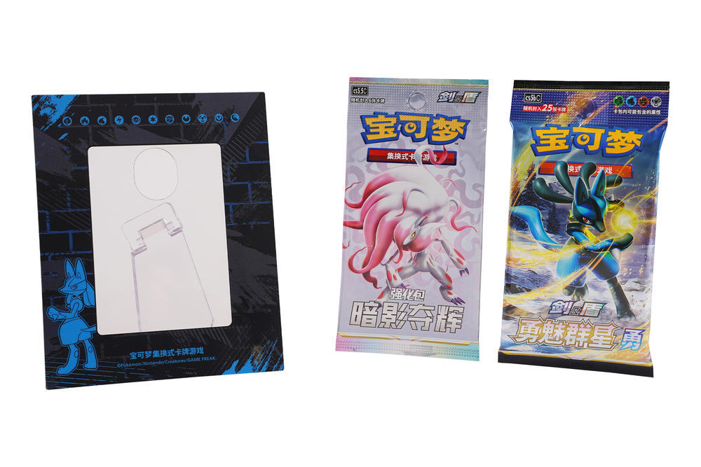 Pokémon Trading Card Game Card Display Combo (Hisuian Typhlosion / Lucario)