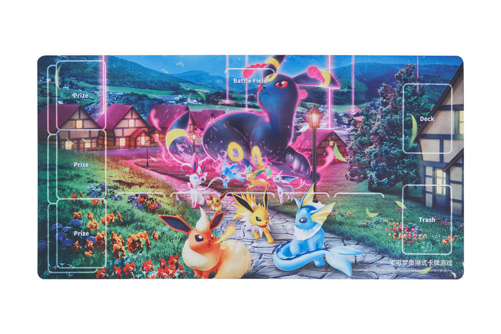 Pokémon TCG S-Chinese "Radiant Gathering" Battle Accessories (Art card sleeves /Deck storage box /Card storage box /Single-player playmat /Card binder)