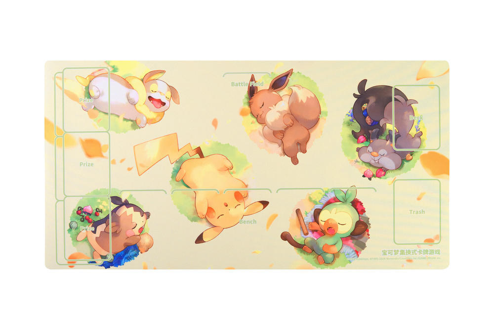 Pokémon TCG S-Chinese End Flame Dance Battle Accessories (Art card sleeves /Deck storage box /Card storage box /Single-player playmat /Card binder)