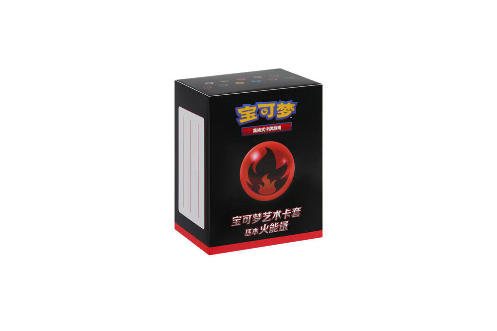 Pokémon TCG S-Chinese Basic Energy Series Pokémon Art Card Sleeves (Grass /Fire /Water/ Lightning/ Psychic/ Fighting/ Dark/ Steel)