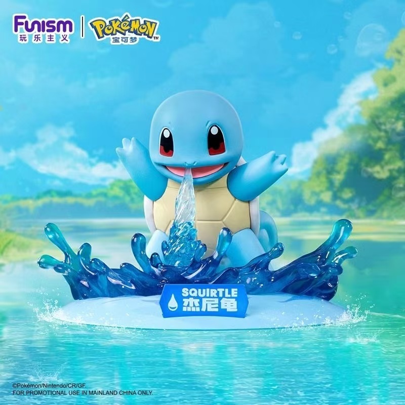 Funism Shining Moments Series Pokemon Starters Official Ornament Toy Peripheral (Bulbasaur /Charmander /Squirtle)