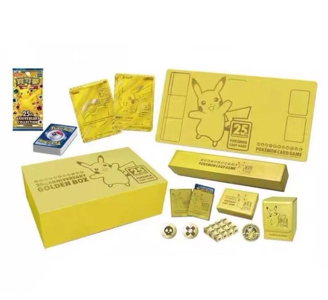 PTCG T-Chinese Pikachu 25th Anniversary Collection Golden Box