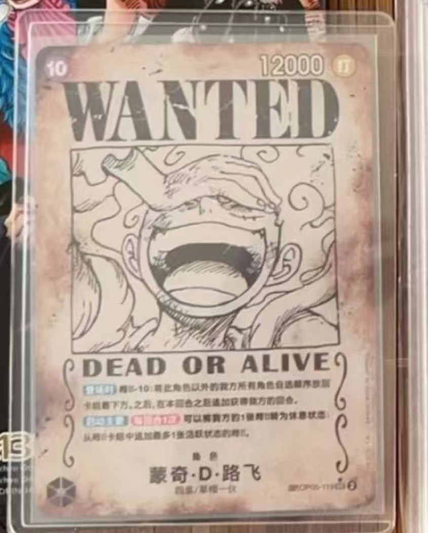 One Piece Monkey D. Luffy Wanted SP OP05  Emperors The New World  Chinese