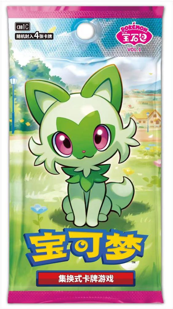 【Pre-Order】Pokemon TCG S-Chinese CBB1C Gem Packs Vol.1 (4 cards)