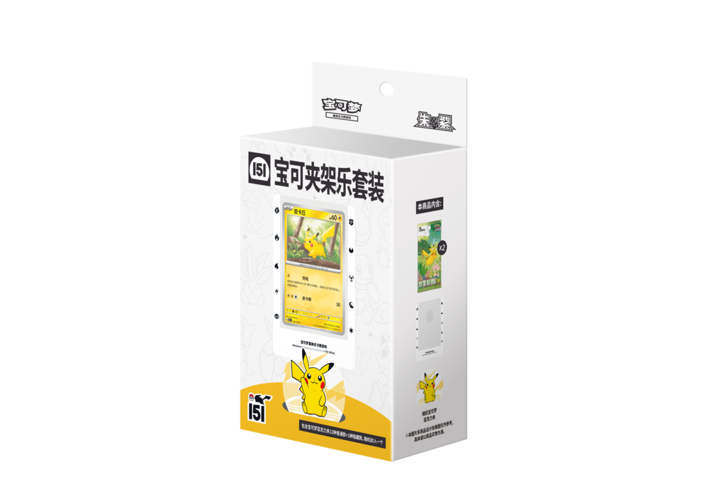 PTCG S-Chinese Collect 151 Pokemon Clip & Stand Set