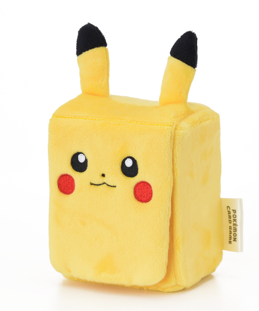 Pokemon TCG S-Chinese Collectible 151 Plush Deck Storage Box Set (Pikachu /Eevee)