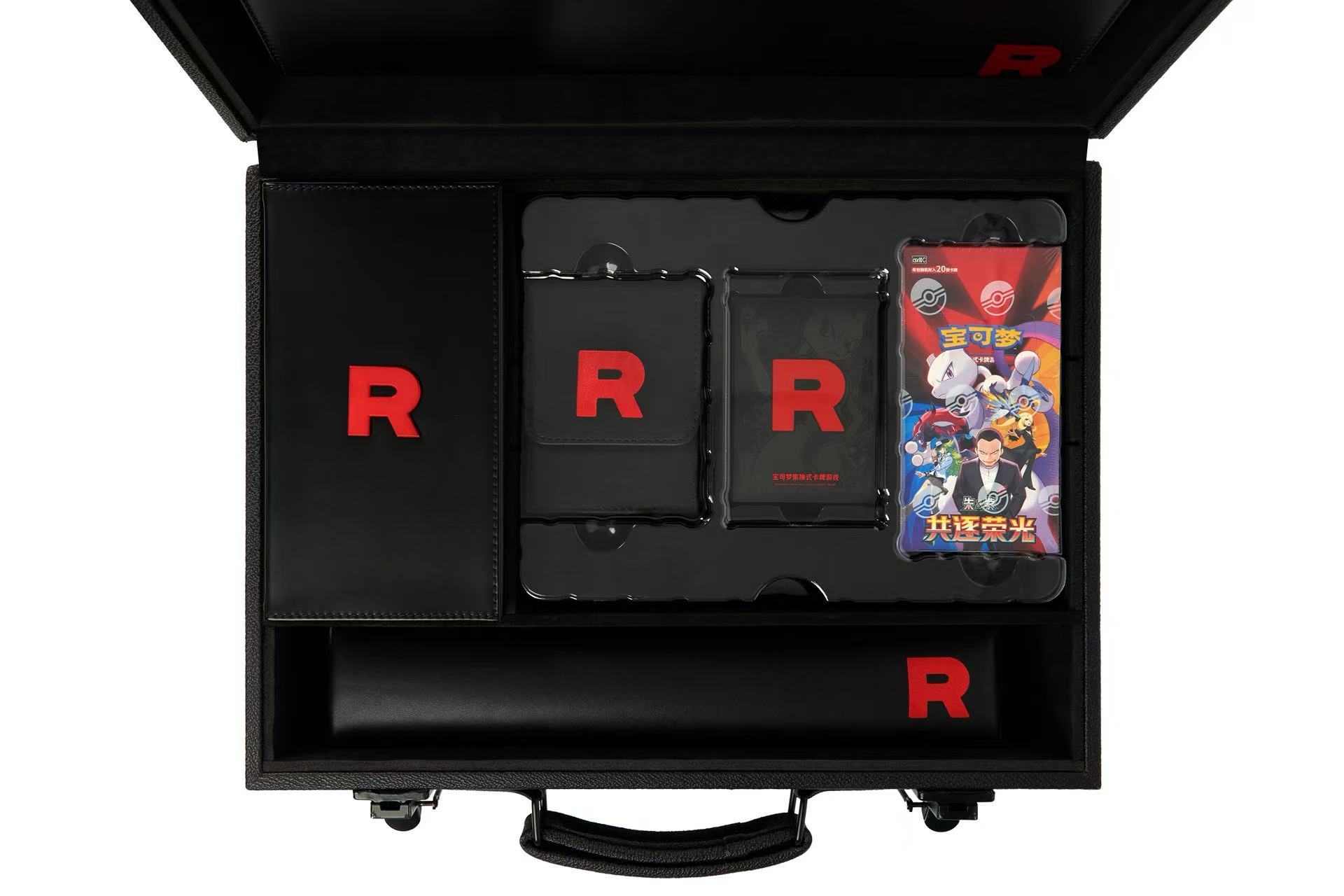 Pokemon TCG Scarlet & Violet Team Rocket’s Ambition Exclusive Gift Suitcase Box