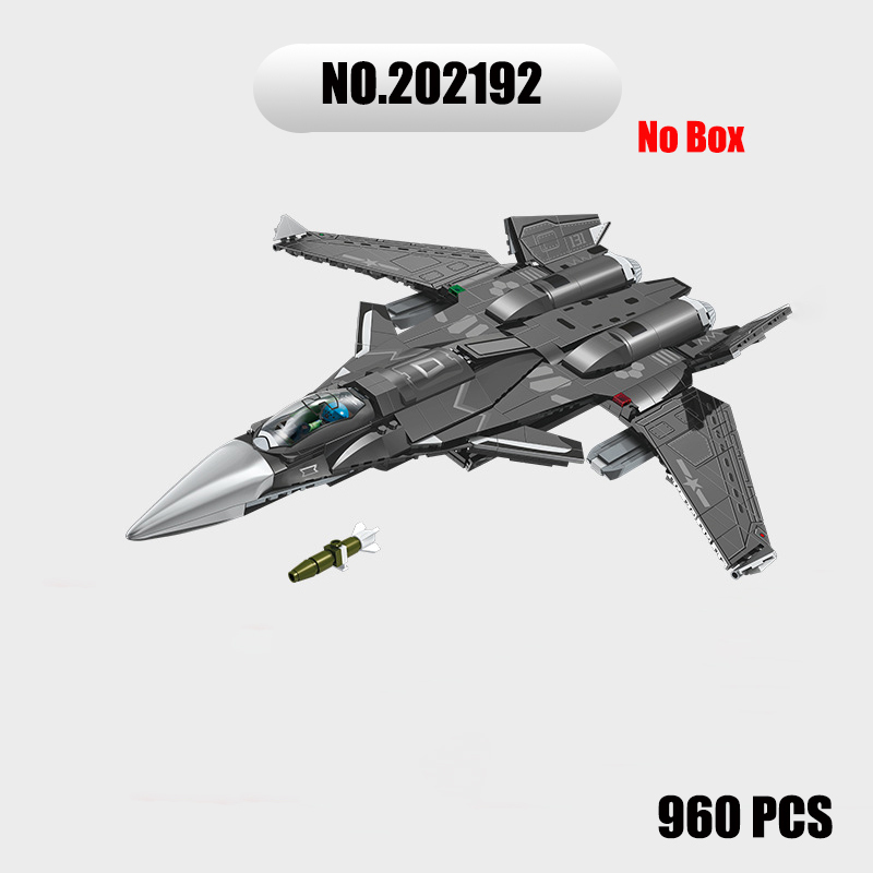 Sembo 202192 MOC Military Building Blocks Multipurpose Carrier-based Fighte 960PCS Gun Minifigure Weapons Toys Children Gifts