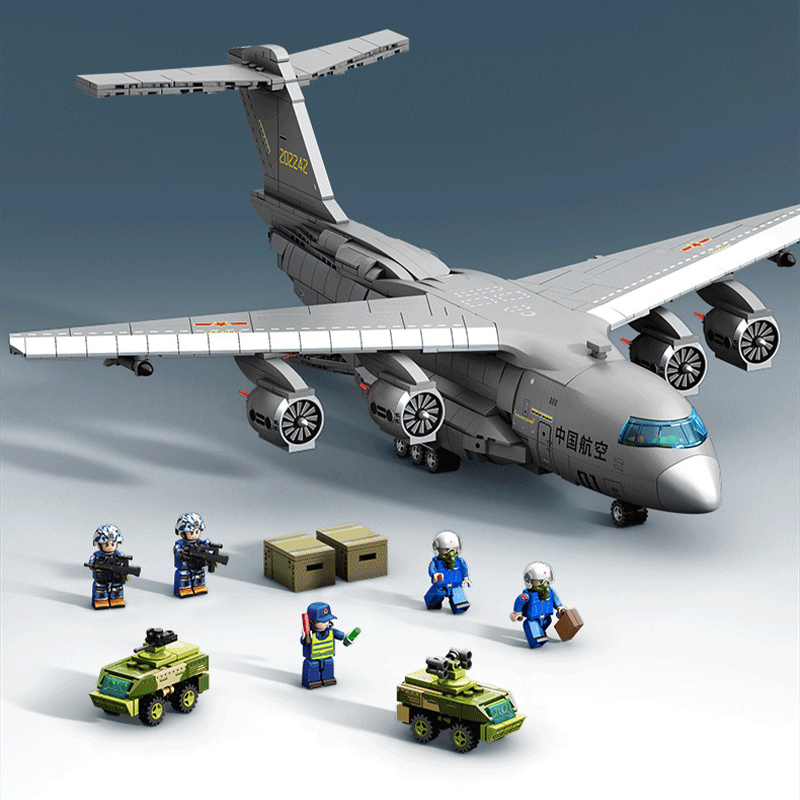 Sembo 202242 MOC Military Building Blocks WZ-10 Armed Helicopter Minifigure 1416PCS Weapons Toys Children Gifts Boys Compatible