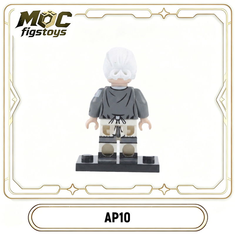 WW2 German Military Field Medical Female Minifigure Building Woman Medical Nurse Soldier Compatible Bricks Children Toy Collection AP10