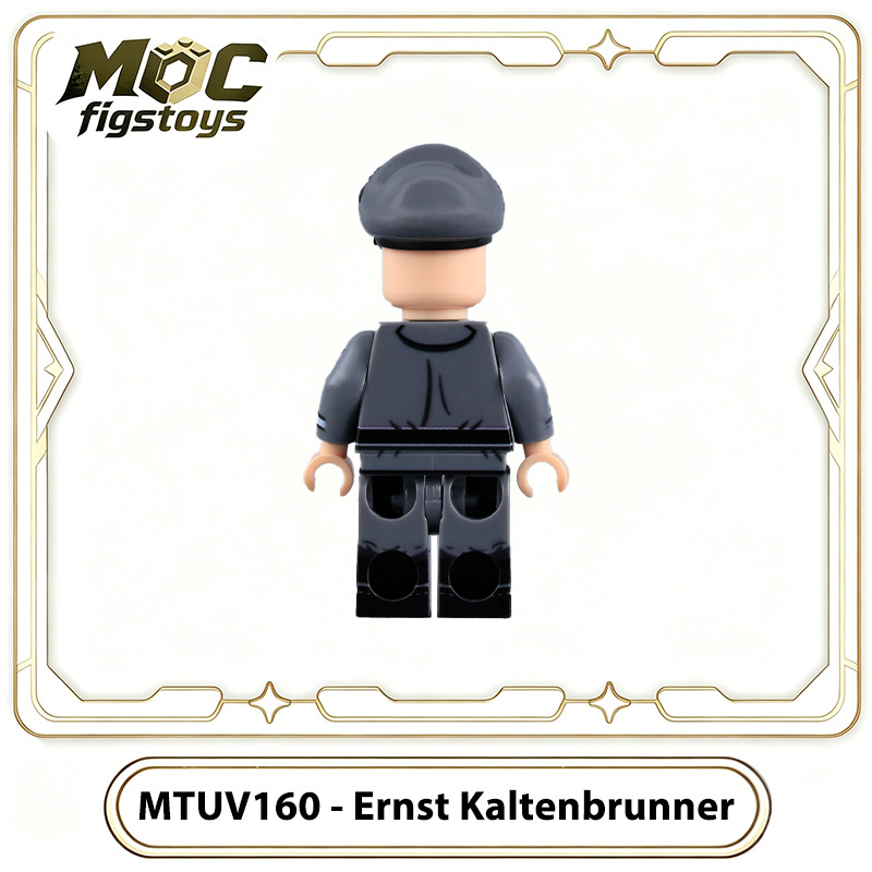 WW2 German Officer Ernst Kaltenbrunner General Historical Military Minifgure Building Blocks SS-Obergruppenführer Toy Fans Gifts MTUV160