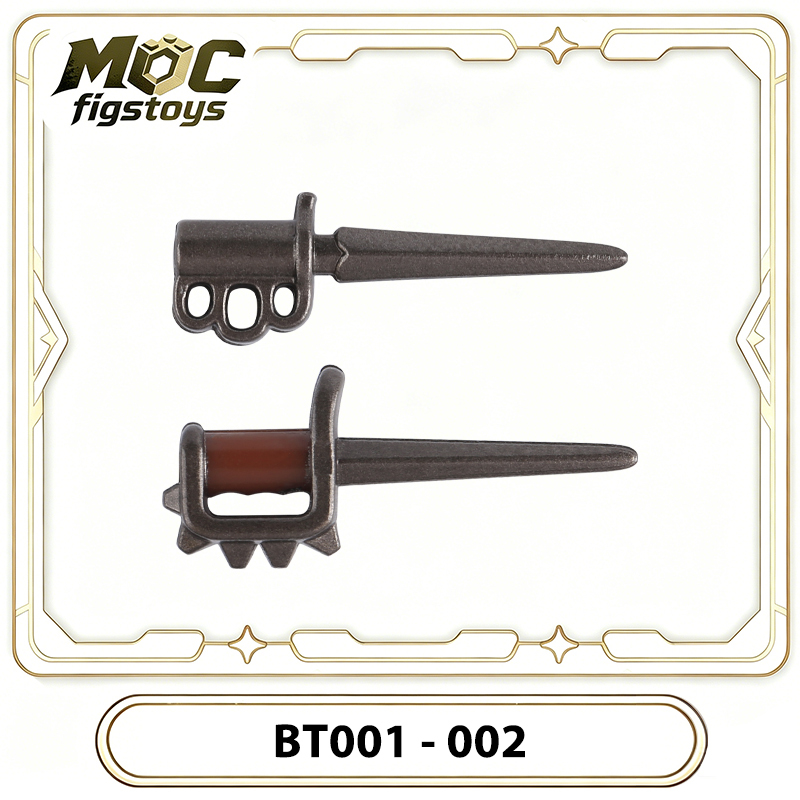 WWI US Trench Knife Building Block Weapon Minifigures Accessories Military M1917 Mark I Historical Soldier Brick Gifts Toys Compatible BT001 BT002