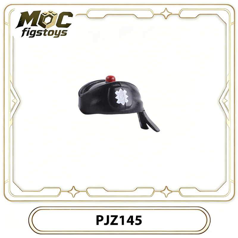 WW1 British Black Watch Helmet Highland Regiment Soldier MTZ041 Minifigure Headgear Building Block Accessory Historical Military MOC Toys PJZ145