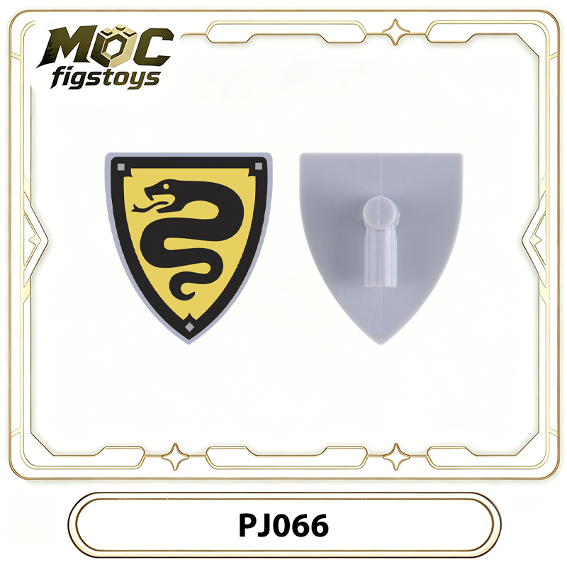 Medieval Knight Shield Minifigures Accessories Heraldic Castle Warrior Armor Building Blocks Pack Ccis4lore Collection Toys Gifts PJ066-075