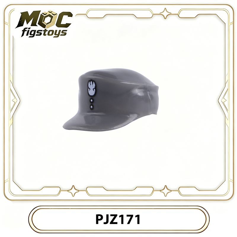 WW2 Polish Home Army Helmet Accessory MTZ058 Minifigure Building Blocks Gear Polish Resistance Military Compatible Toy Gifts PJZ171