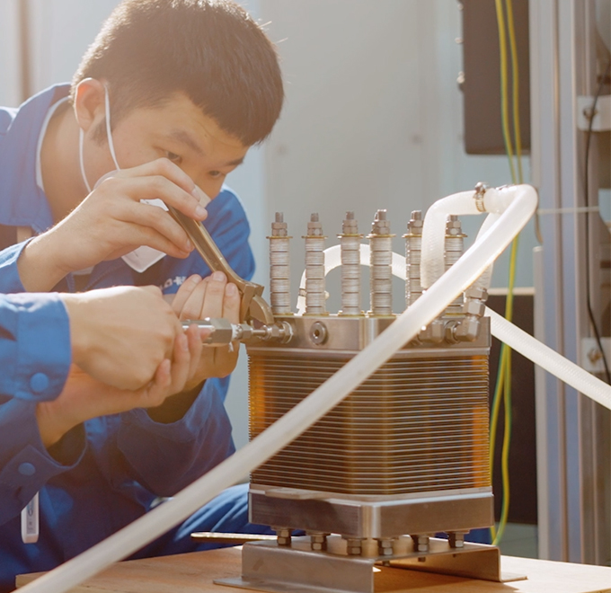We Focus on the R&d, Design and Manufacturing of Pem Electrolyzers and Core Parts