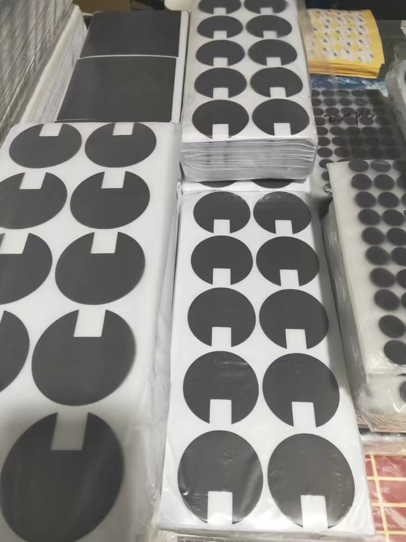 Die Cut Adhesive Dots - Custom Circular Labels for PCB and Electronic Assembly