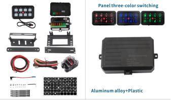 8 Gang Panel Switch for Car /Marine/ Boat /RV /ATV /UTV(T403-0001)