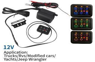 6 Gang Panel Switch for Car /Marine/ Boat /RV /ATV /UTV(T403-0003)