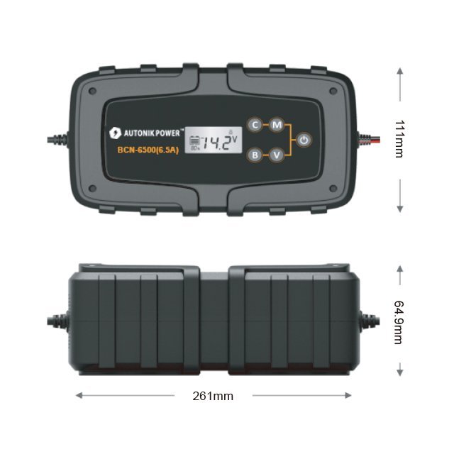 6.5A Smart Battery Charger (BCN-6500)