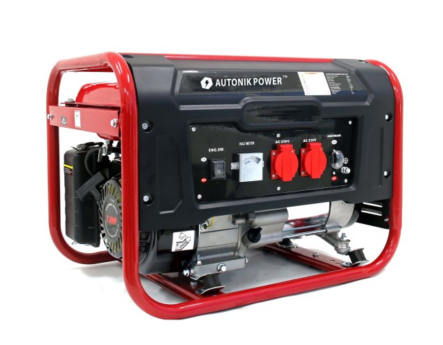 6500W Gasoline/LPG Dual Fuel Generator with Wheels for Field Work