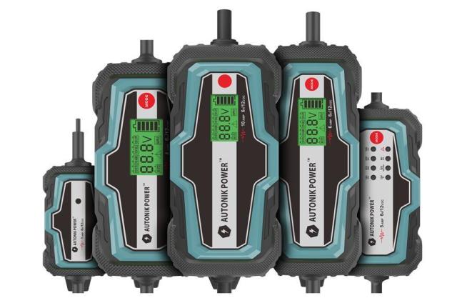 1A 6-Steps Fully Automatic Battery Charger 6V/12V BCA-1000 Battery Charger