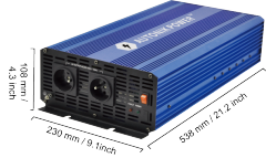 PIS 600W Puer Sine Wave Inverter