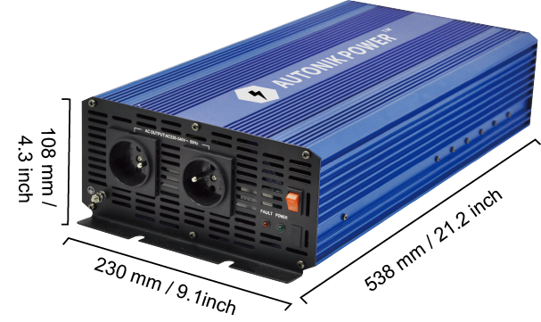 PIS 600W Puer Sine Wave Inverter
