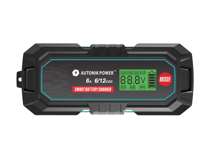 6A Smart Battery Charger 10-Steps(BCD-6000)