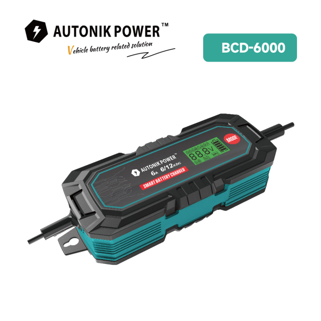 6A Smart Battery Charger 10-Steps(BCD-6000)