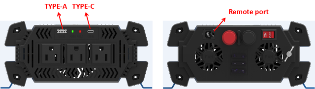 1000W/2000W Modified Sine Wave Inverter (INT-1000)