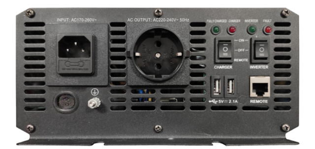 Pure Sine Wave Inverter with Charger (T107-0030)