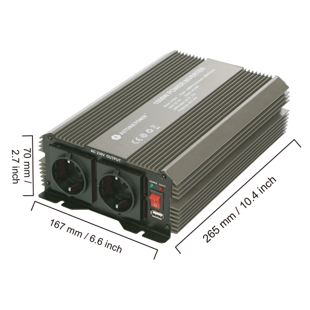1500W/3000W Modified Sine Wave Inverter(INE-1500)