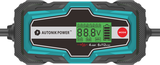 4A Smart Battery Charger 10-Steps(BCA-4000)