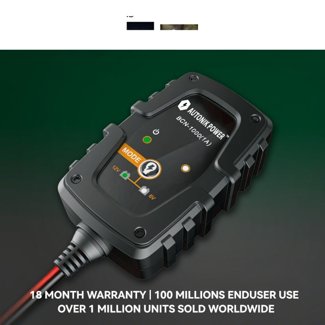 6V/12V·2A/3A BATTERY CHARGER